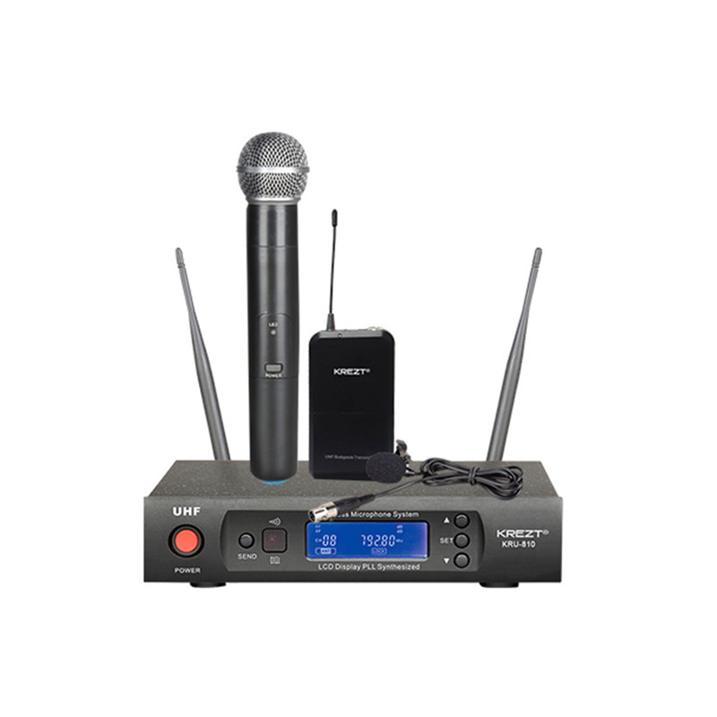 Krezt KRU 810 Professional Wireless Microphone Handheld True