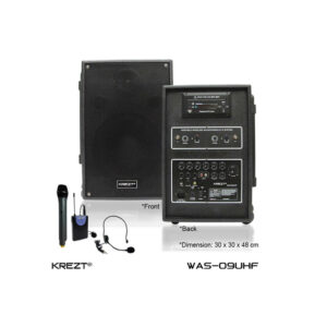Krezt WAS-09 UHF Portable Wireless PA Amplifier