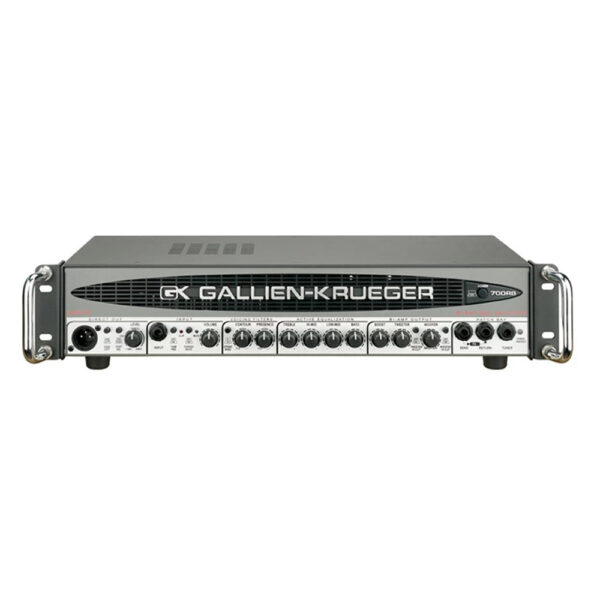 Gallien Krueger 700 RB II Ultra Light Bass Amp Head,Bi-amp 480 + 50 Watt Horn