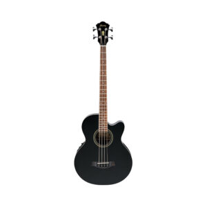 Ibanez AEB8E-BK Acoustic Bass Guitar, Black