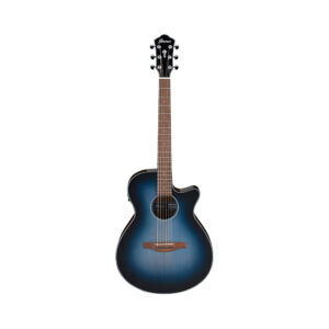 Ibanez AEG50-IBH Acoustic Guitar, Indigo Blue Burst High Gloss