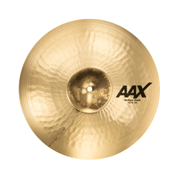 Sabian 16 inch AAX Medium Crash Cymbal - Brilliant Finish