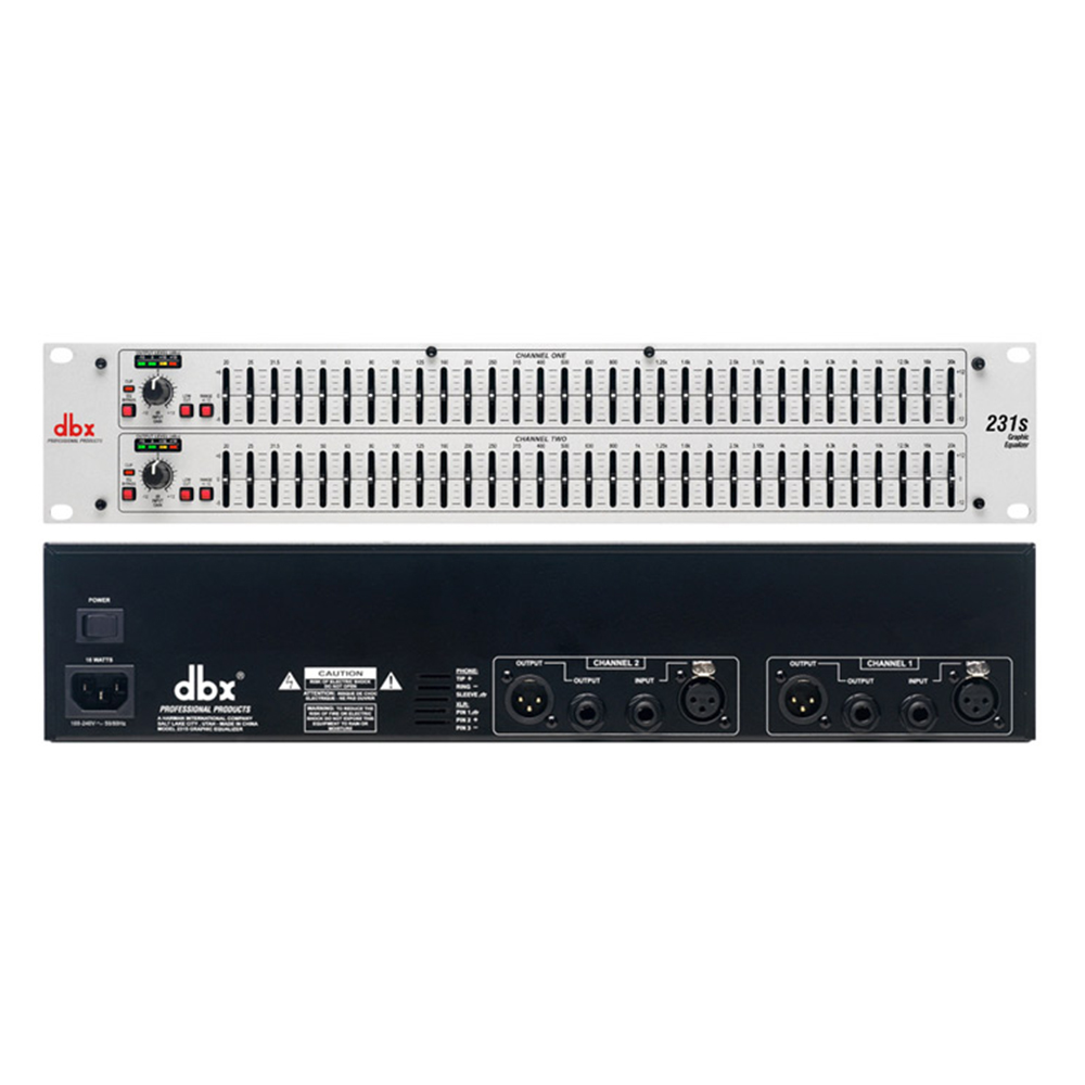 DBX 231SV Dual 31 Band Graphic Equalizer