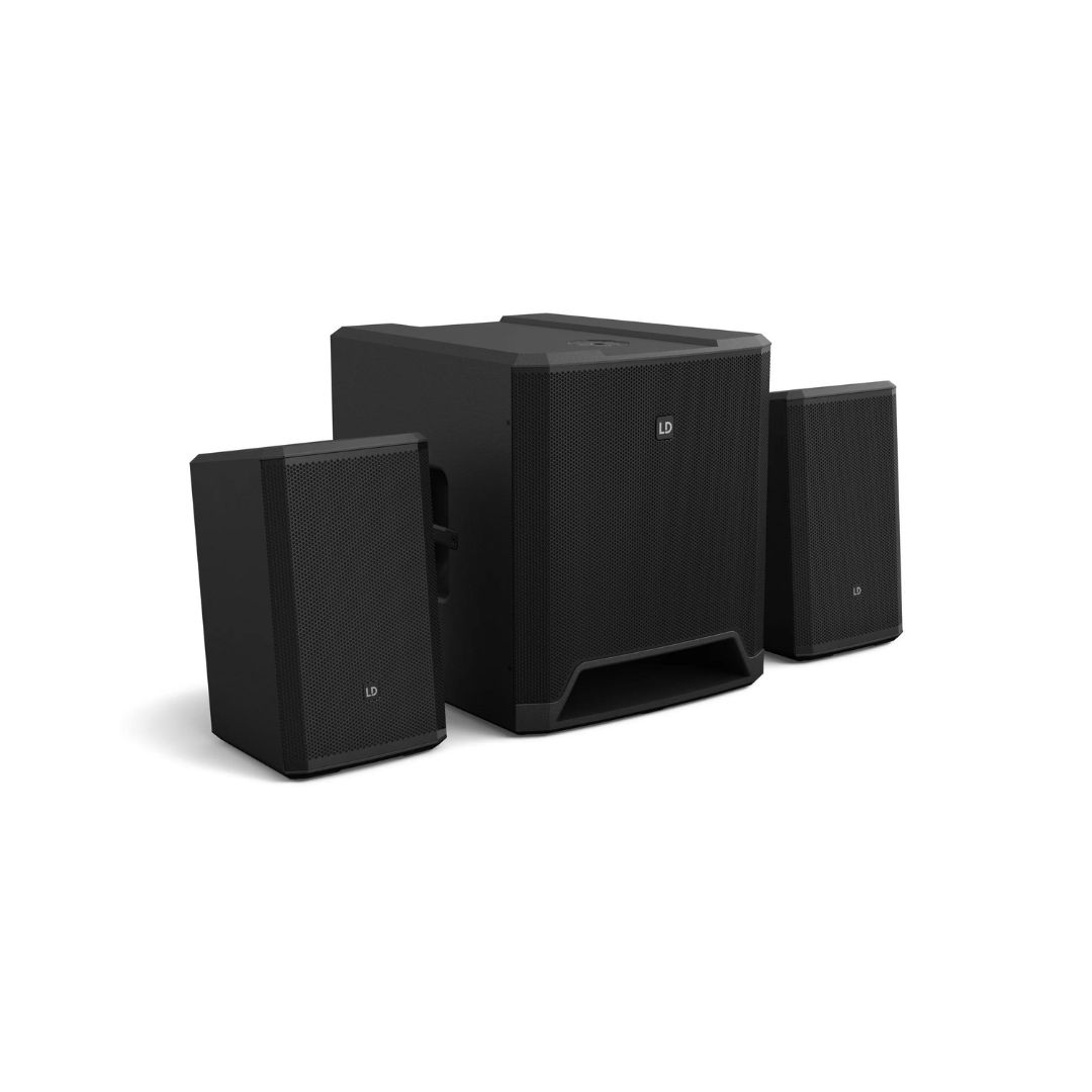 LD Systems DAVE 15 G4X Compact 2.1 2060W 15" Powered PA Systems with Bluetooth Streaming