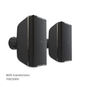 LD Systems DQOR 3 T B - 3" Two-way Installation Loudspeaker 16 Ohm, 70/100 V, Black (Pair)