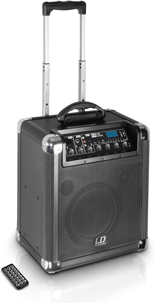 LD Systems Roadjack 8 - Battery Powered Bluetooth Loudspeaker with Mixer