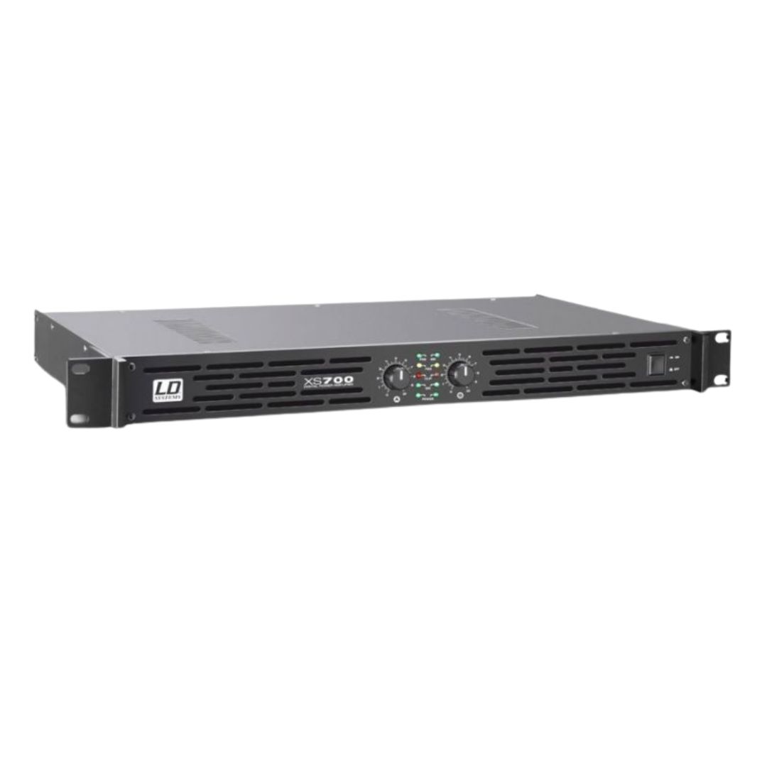 LD Systems XS 700 - PA Power Amplifier Class D 2 x 350 W 4 Ohm