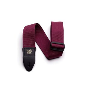 Ernie Ball Burgundy Polypro Guitar Strap