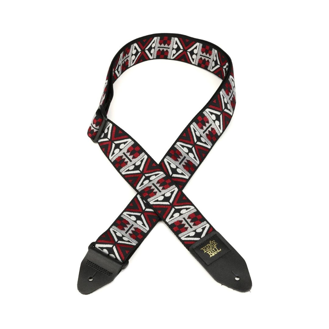 Ernie Ball Jacquard Guitar Strap, Primal Red