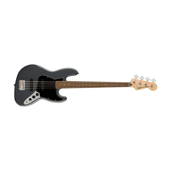 Squier Affinity Series Jazz Bass Guitar, Laurel FB, Charcoal Frost Metallic