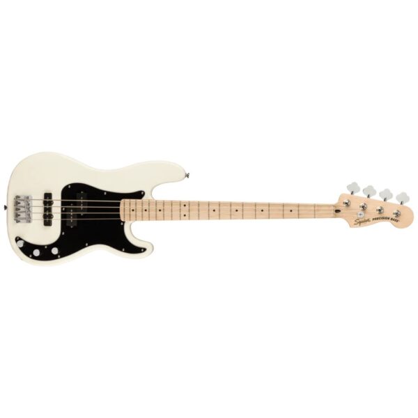 Squier Affinity Series Precision PJ Bass Guitar, Maple FB, Olympic White