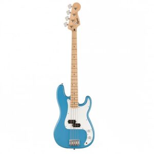 Squier Sonic Precision Bass Guitar w/White Pickguard, Maple FB, California Blue